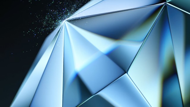 Blue abstract Diamond