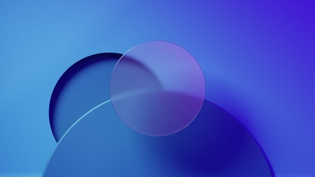 Blue background Circles
