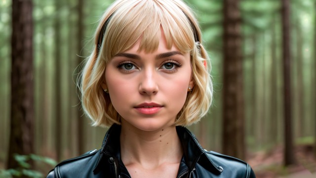 Beautiful girl AI art