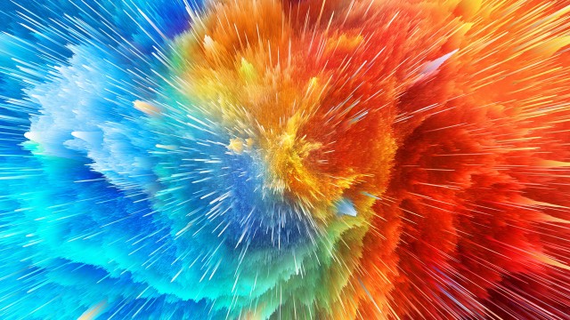 Colorful background Color explosion