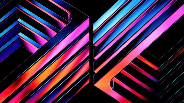 Futuristic Neon lines