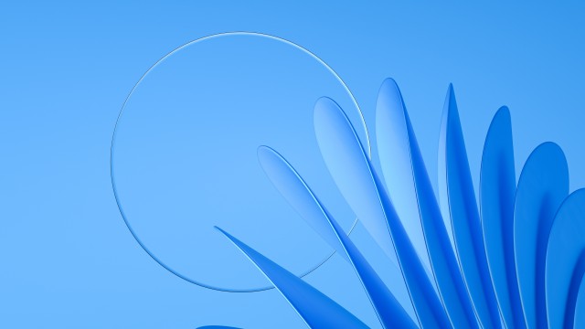 Glass Blue background