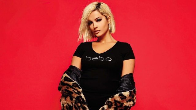 Bebe Rexha Red background