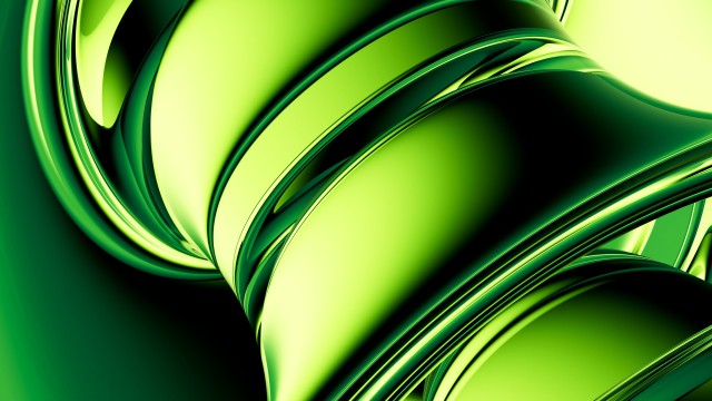 Metallic Green abstract