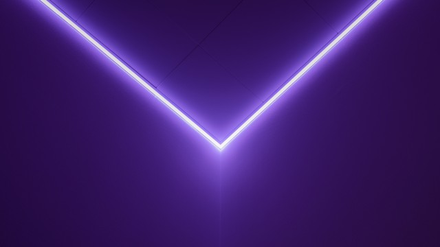 Purple light Geometric