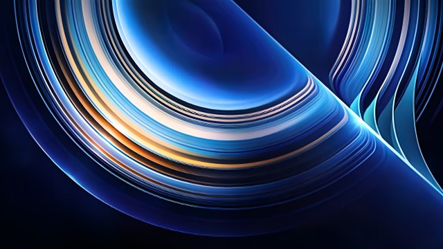 Rings Blue background