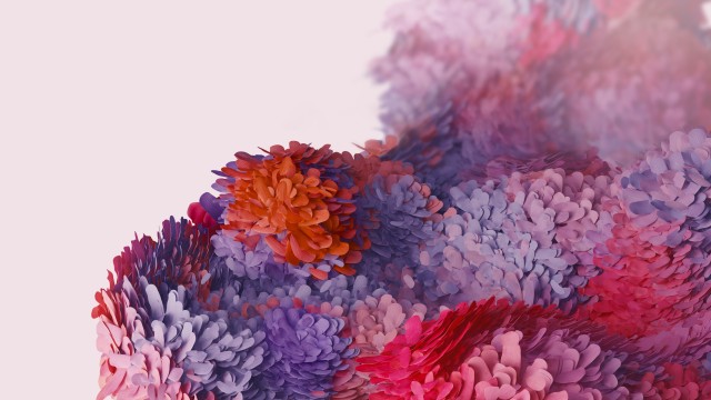 Samsung Galaxy S20 Red abstract