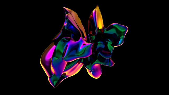 Shapes Black background