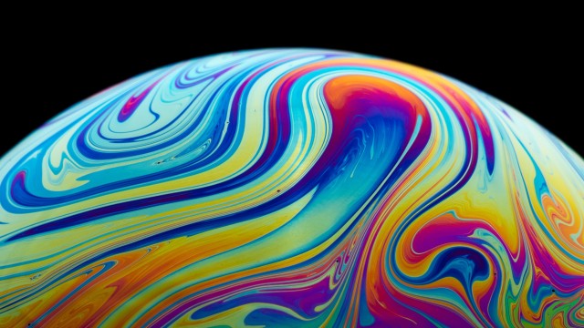 Soap Bubble Planet Illustration