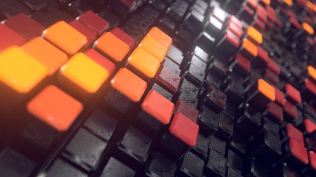 Squares 3D background