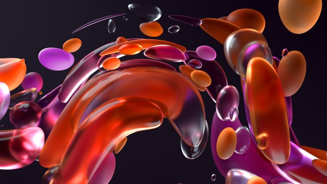 Windows 11 Colorful liquid bubbles