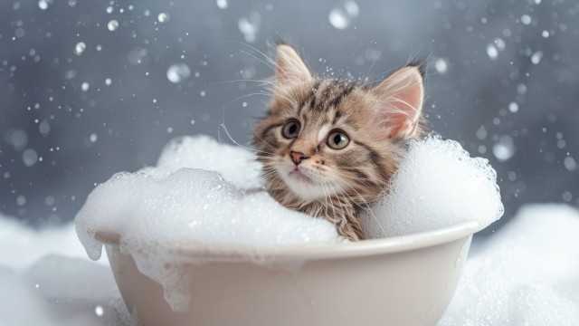 Kitten Bath time