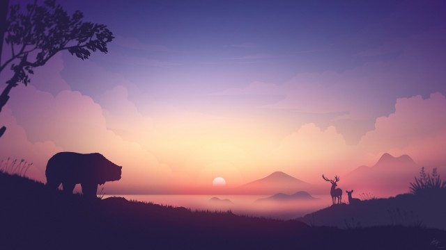 Sunrise Illustration