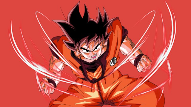 Angry Goku in Dragon Ball Z