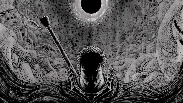 Berserk Guts Black and White