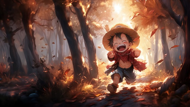 Chibi Luffy One Piece
