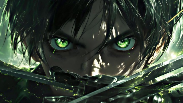 Eren Yeager Green eyes