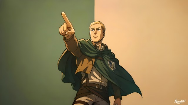 Erwin Smith Attack on Titan