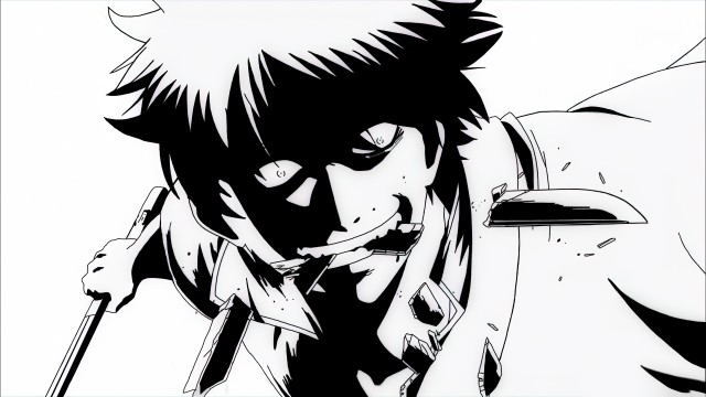 Gintoki Sakata Black and White