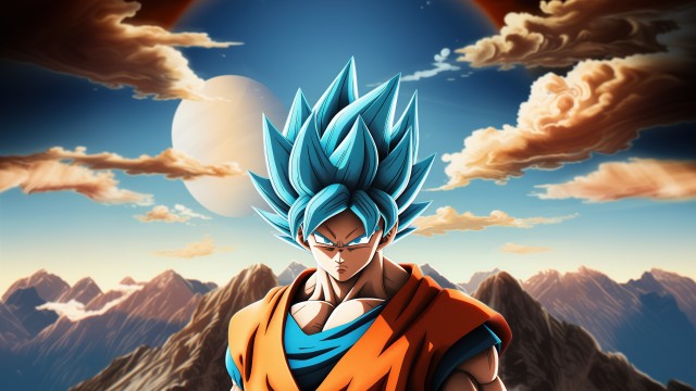 Goku SSJ Blue Dragon Ball
