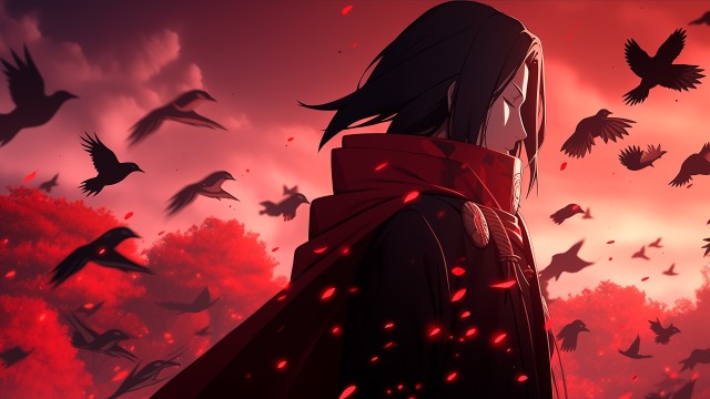 Itachi Uchiha AI art