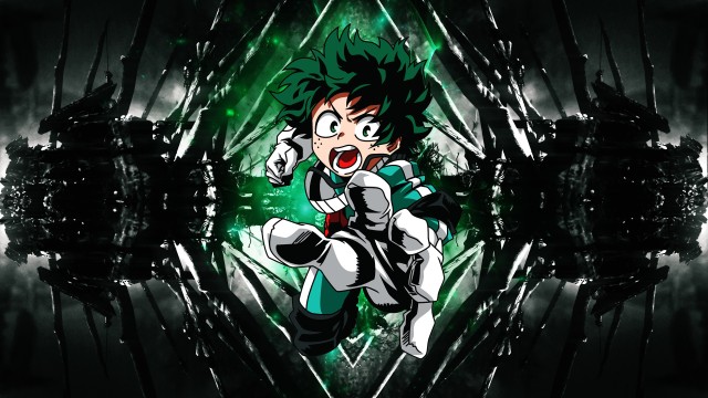 Izuku Midoriya Dark background