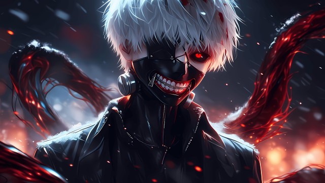 Ken Kaneki AI art