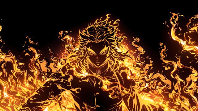 Kyojuro Rengoku Fire effect