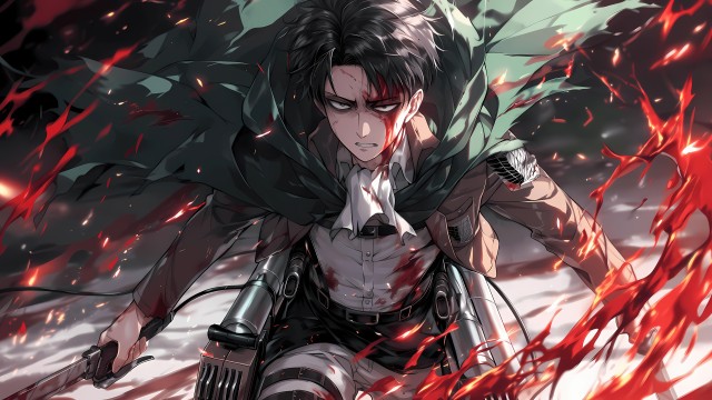 Levi Ackerman AI art