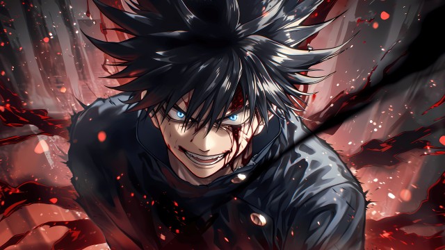 Megumi Fushiguro AI art