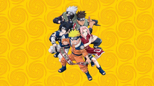 Naruto Team 7 Yellow background