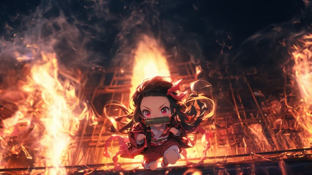 Nezuko Kamado AI art