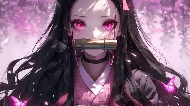 Nezuko Kamado Pink aesthetic