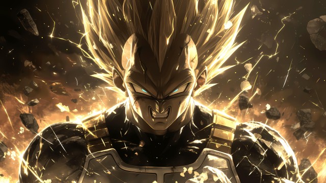Vegeta AI art
