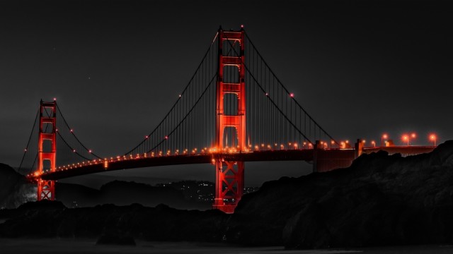 Golden Gate Bridge Night