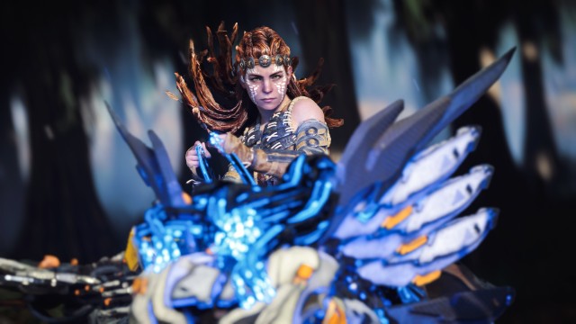 Aloy Riding a Robot in Horizon 4K