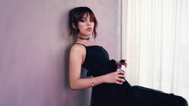 Jenna Ortega in Black dress