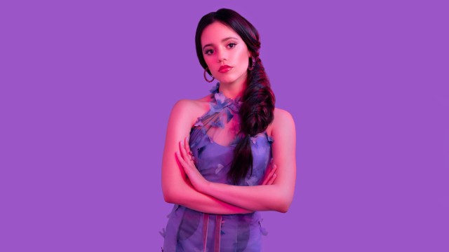 Jenna Ortega Purple