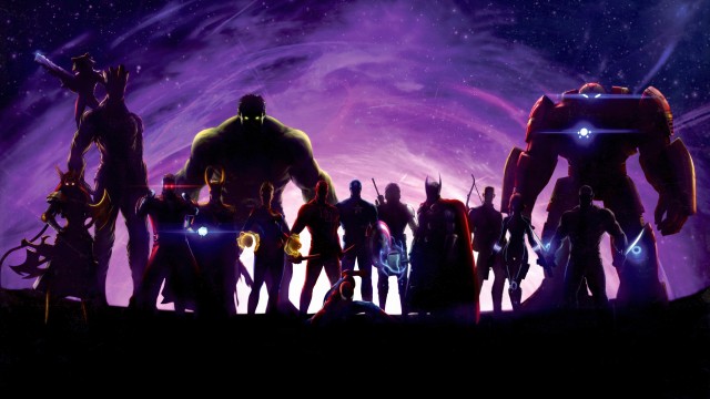 Marvel Superheroes Silhouette