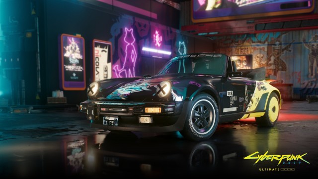 Porsche 911 Turbo Cabriolet Cyberpunk 2077
