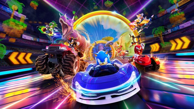Sonic Racing CrossWorlds Key Art