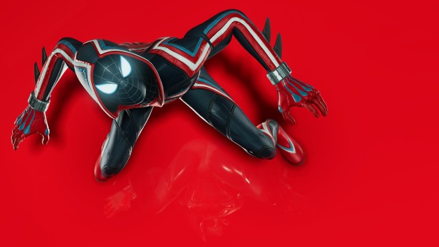 Spider-Man Miles Morales Red background