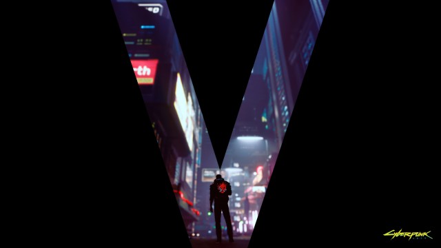 V (Cyberpunk) Poster