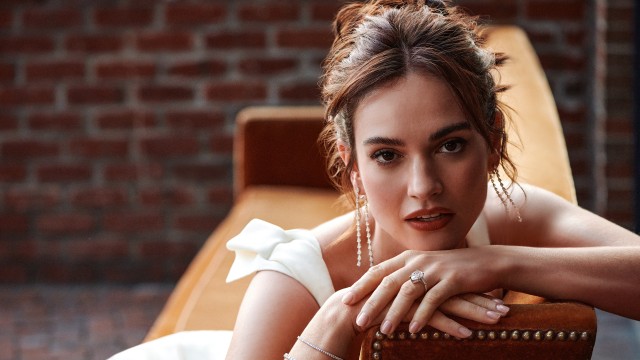 Lily James Closeup