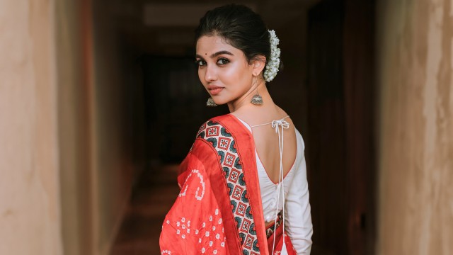 Mamitha Baiju Saree