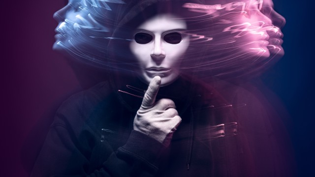 Man in Mask Long exposure