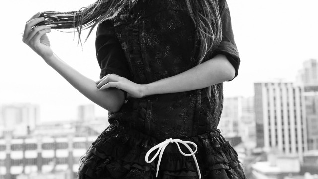 Nico Parker Black and White