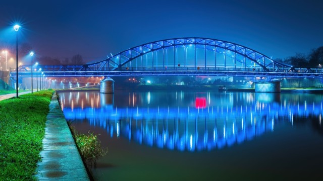 Józef Piłsudski bridge Kraków