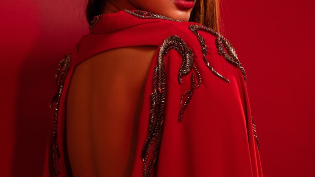 Pooja Hegde Red dress