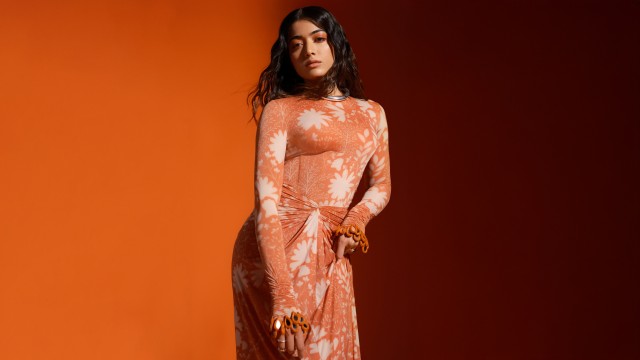 Rashmika Mandanna Orange aesthetic